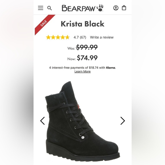Bearpaw Krista Platform Boots - Picture 5 of 5